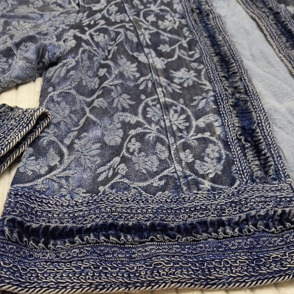 Coldwater Creek Blue Textured Blazer - Picture 4 of 16